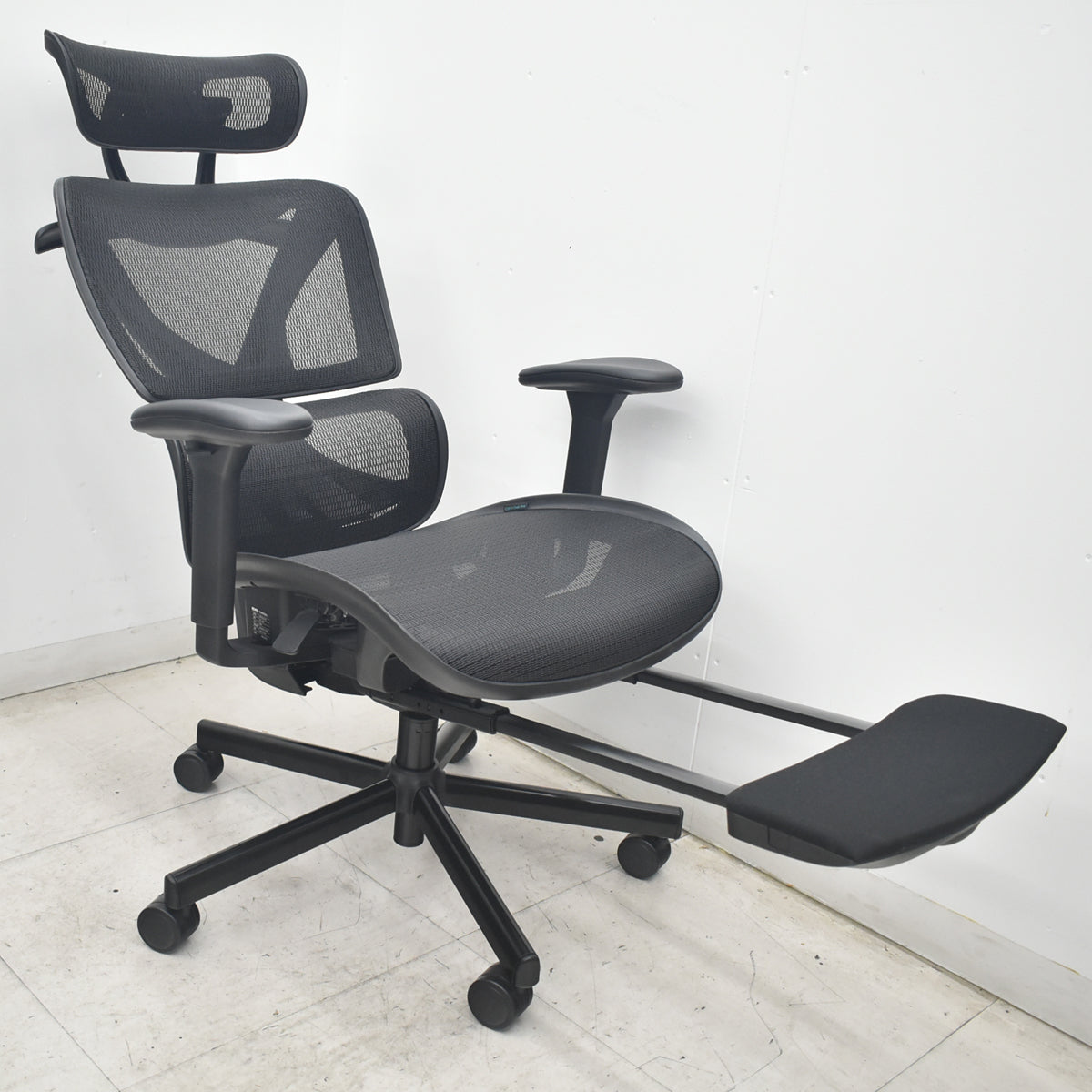 【中古】株式会社COFO（FOS）COFO Chair Pro　ヘッドレスト　フットレスト　ハンガー　ランバーサポート　ウレタンキャスター　ブラック　2026082607【中古オフィス家具】