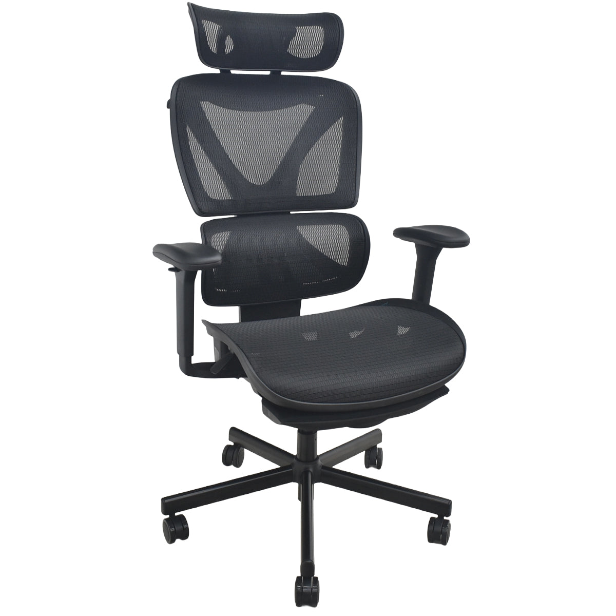 【中古】株式会社COFO（FOS）COFO Chair Pro　ヘッドレスト　フットレスト　ハンガー　ランバーサポート　ウレタンキャスター　ブラック　2026082607【中古オフィス家具】