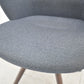 【中古】オカムラ　ライブス　ワークチェア　ロータイプ　木脚　回転タイプ　ダーク脚　2021年製　ダークグレー　2026090701【中古オフィス家具】