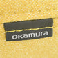 【中古】オカムラ　ライブス　ワークチェア　ロータイプ　木脚　回転タイプ　ダーク脚　2021年製　イエロー　2026090702【中古オフィス家具】