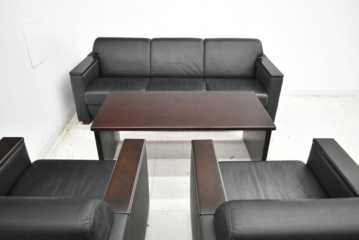 【中古】コクヨ　リアクト 応接４点セット　幅1975　2026091202【中古オフィス家具】