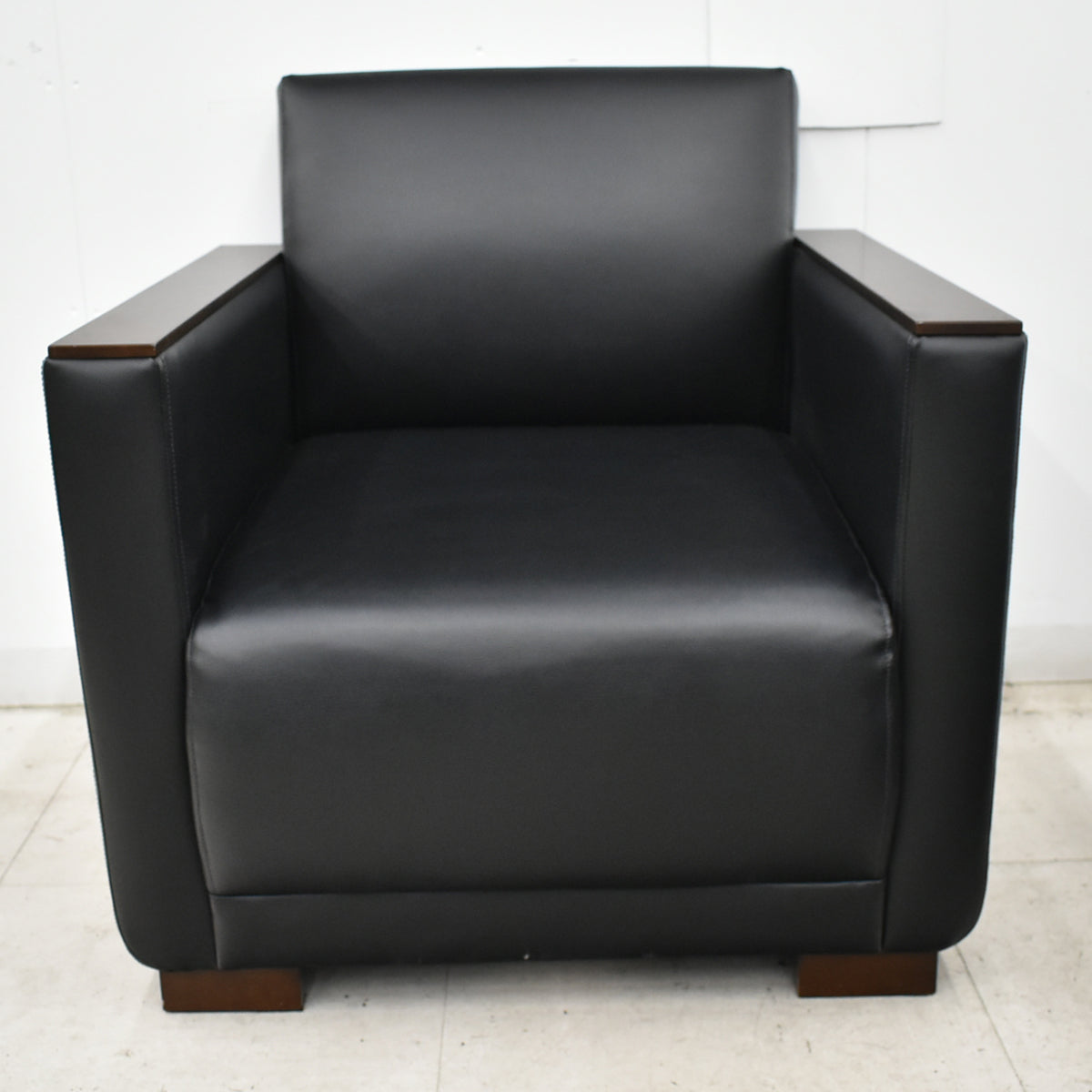 【中古】イトーキ　ALシリーズ＋VCシリーズ　応接７点セット　ブラック　幅1830　2026091402【中古オフィス家具】
