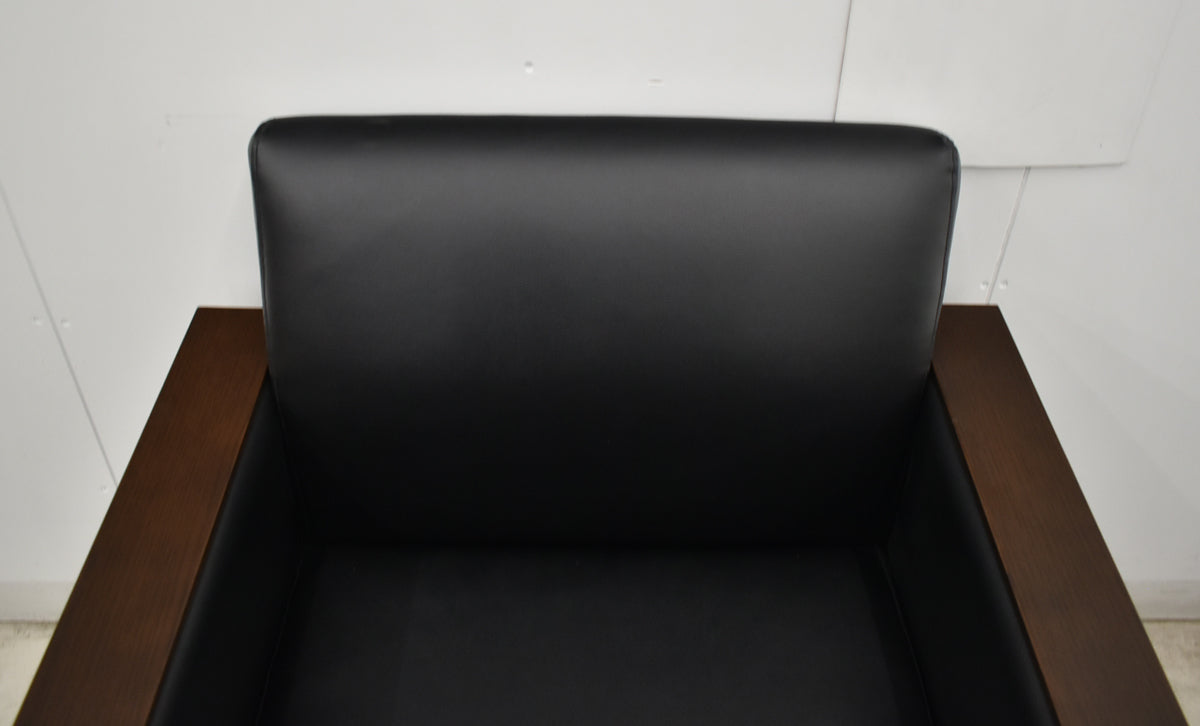 【中古】イトーキ　ALシリーズ＋VCシリーズ　応接７点セット　ブラック　幅1830　2026091402【中古オフィス家具】