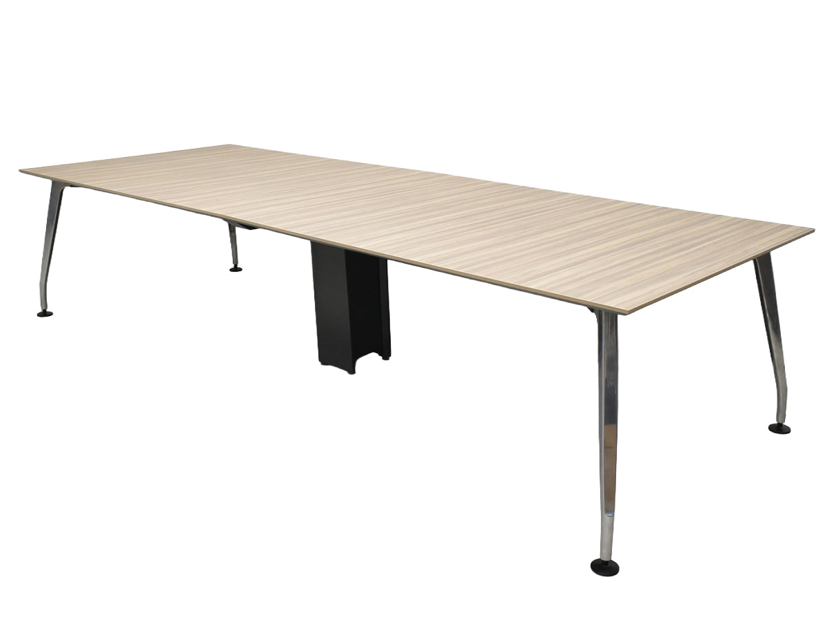 【中古】コクヨ　SAIBI　大型会議テーブル　ポリッシュ　配線ダクト付　幅3200　2026091504【中古オフィス家具】