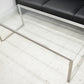 【中古】AIDEC　高級応接４点セット　総革張り　ブラック　幅1950　2026091601【中古オフィス家具】
