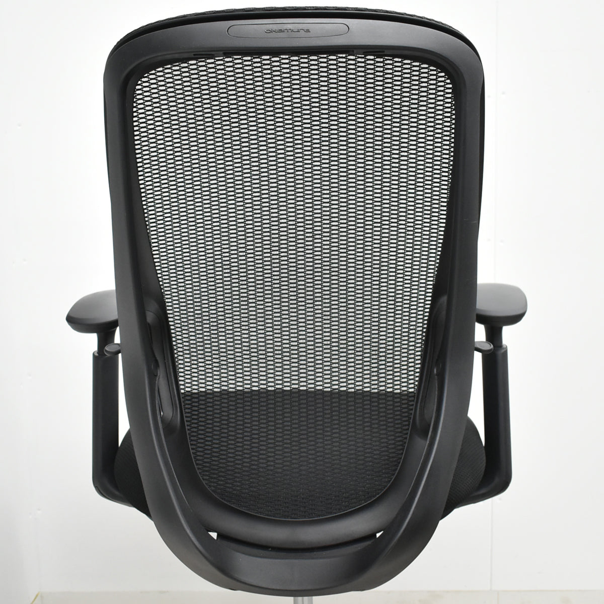 【中古】オカムラ　シルフィー　ハイバック　可動肘　バックカーブアジャスト　前傾機能　ブラック　2026092403【中古オフィス家具】