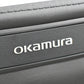 【中古】[新品未使用品]オカムラ　コーラル　ミドルバック　固定肘　シルバー脚　ブラック　2026093009【中古オフィス家具】
