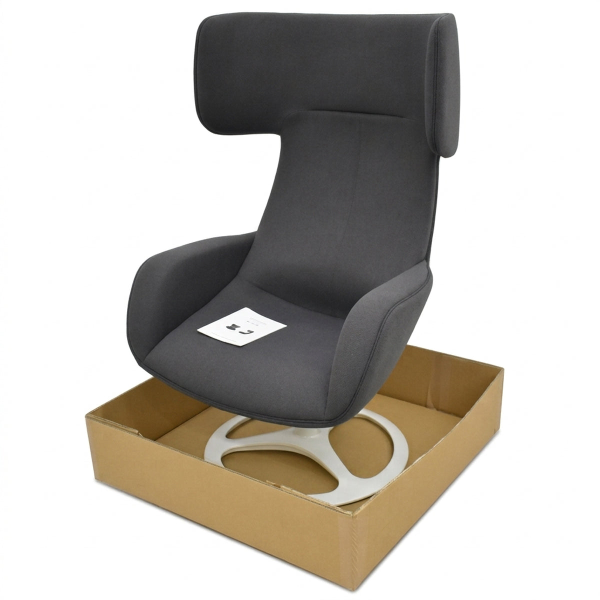 【中古】[新品未使用品]オカムラ　ライブス　パーソナルチェア　ワークヴェールタイプ　アルミ脚（ホワイト）肘付　2026093010【中古オフィス家具】