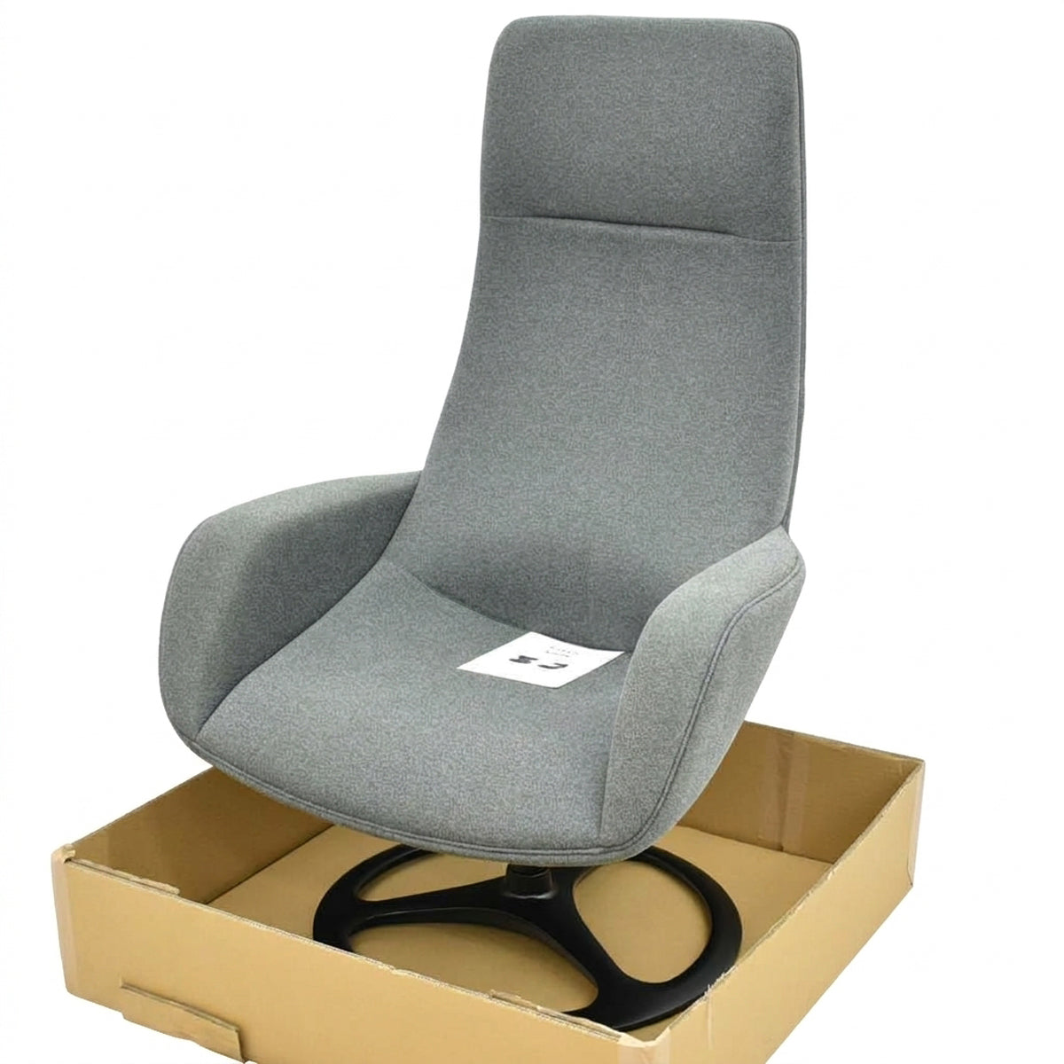 【中古】[新品未使用品]オカムラ　ライブス　パーソナルチェア　EXハイバック　アルミ脚（ブラック）肘付　2026100103【中古オフィス家具】