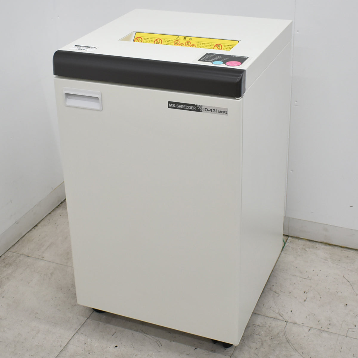 【中古】明光商会　MSシュレッダー　ID-431MCFII 　幅500　2026100505【中古オフィス家具】