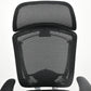 【中古】オカムラ　コンテッサ　大型固定ヘッドレスト　可動肘　ポリッシュ　ランバーサポート　ブラック　2026101002【中古オフィス家具】