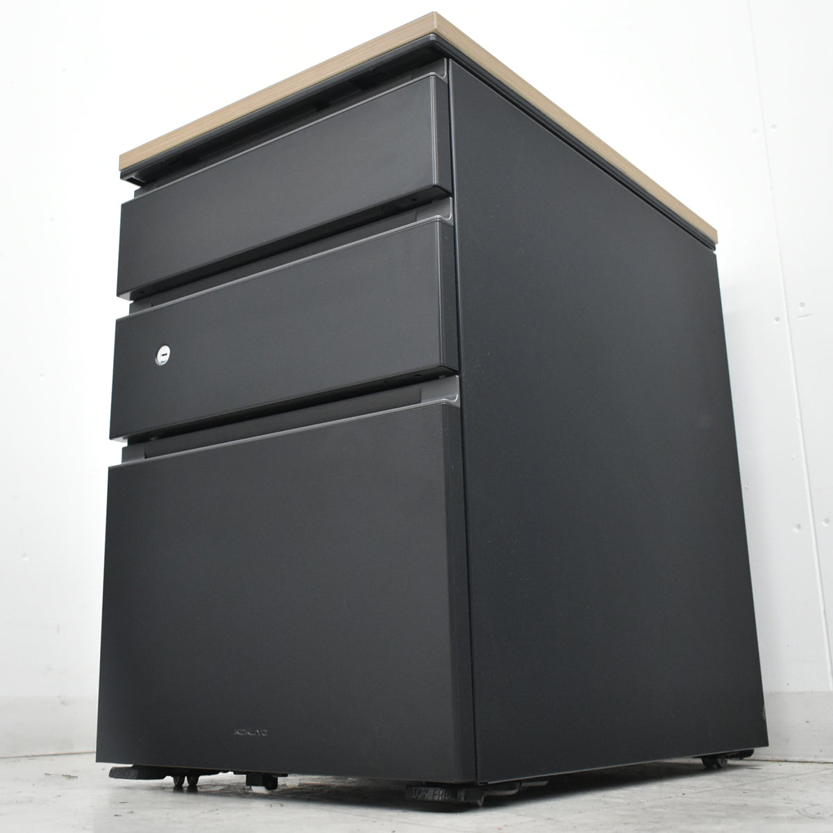 【中古】コクヨ　GX３段ワゴン　幅397　2026102403