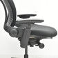 【中古】スチールケース　リープＶ２　APモデル　可動肘　ランバーサポート　肘パッド新型タイプ　ブラック　2026030904【中古オフィス家具】