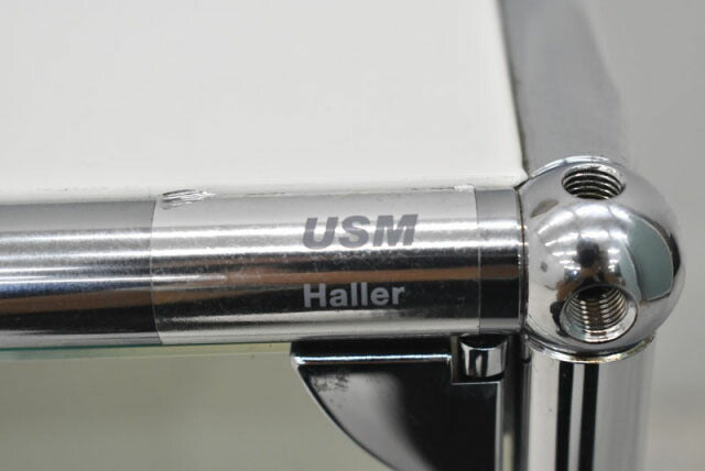 USM Haller ハラーシステム ５列２段　ホワイト　W3275　2021100402【中古オフィス家具】【中古】