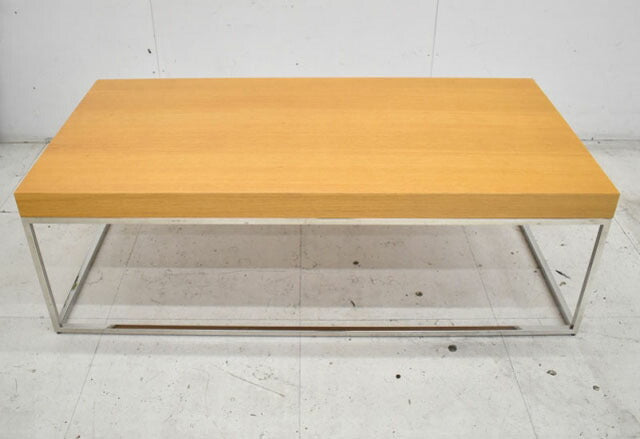 メーカー不明　センターテーブル　ローテーブル　W1200　2022070702【中古オフィス家具】【中古】