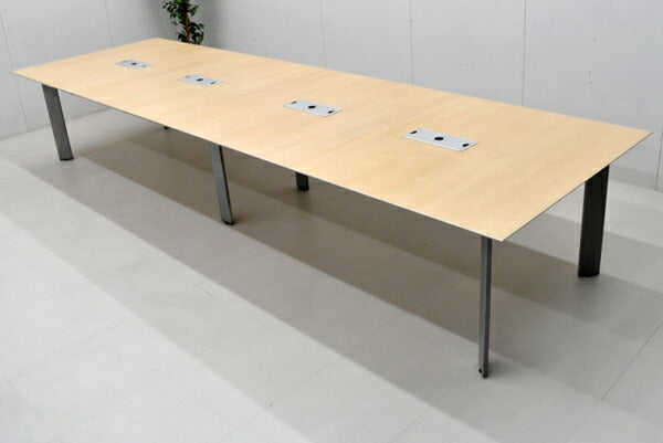 ウチダ　AJ-7000シリーズ　大型会議テーブル　W4000　2017022301【中古オフィス家具】【中古】